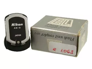 NIKON EL AS-2 Kamera Blitz-Schuh Aufsatz Kuppler Flash Shoe Unit Coupler 1063/21 - Bild 1 von 3