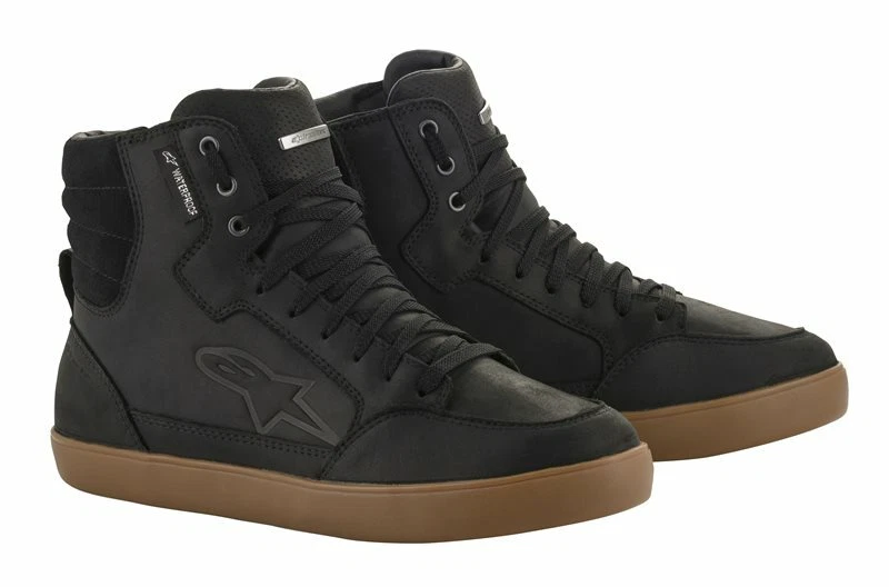 Alpinestars J6 WP Black/Gum metal Waterproof Motorcycle Ankle Shoes US SIZES J-6 - Image 1 of 3