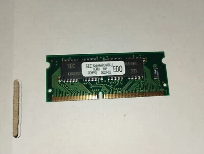 8MB EDO RAM So-dimm COMPAQ ARMADA 262259-002 97012 SAMSUNG KMM466F124AT1-L6 - Immagine 1 di 2