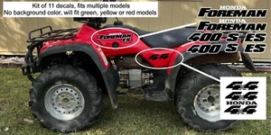 Honda Foreman ES, S, 400 450 Trx450 ES Stickers Decal Emblem Kit Of 5 1996-2006 - Picture 1 of 1
