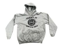 Dave And Busters Hoodie Men’s XXL Gray Eat Drink Play Property Of D & B Athletic