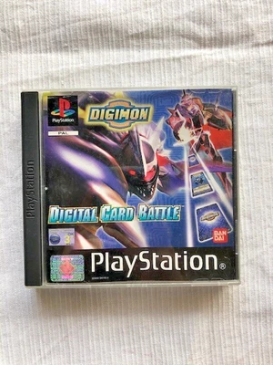 Digimon Digital Card Battle Sony Playstation PSX PS1 PAL English Exclusive  - Image 1 of 3