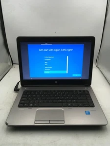 HP PROBOOK 640 G1 -WINDOWS 10- INTEL I5 4TH GEN - 4GB RAM - 128GB HDD - READ -BB - Picture 1 of 9