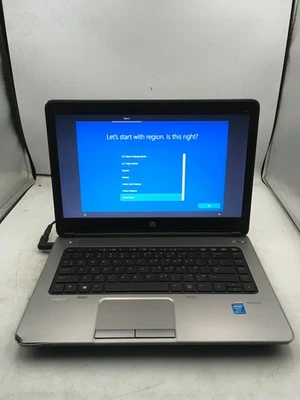 HP PROBOOK 640 G1 -WINDOWS 10- INTEL I5 4TH GEN - 4GB RAM - 128GB HDD - READ -BB - Image 1 of 4