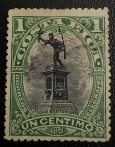 Sello de Costa Rica #45 usado - Imagen 1 de 2