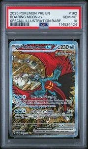 Roaring Moon Ex 162 PSA 10 Gem Mint - Prismatic Evolutions - Pokemon - Picture 1 of 2
