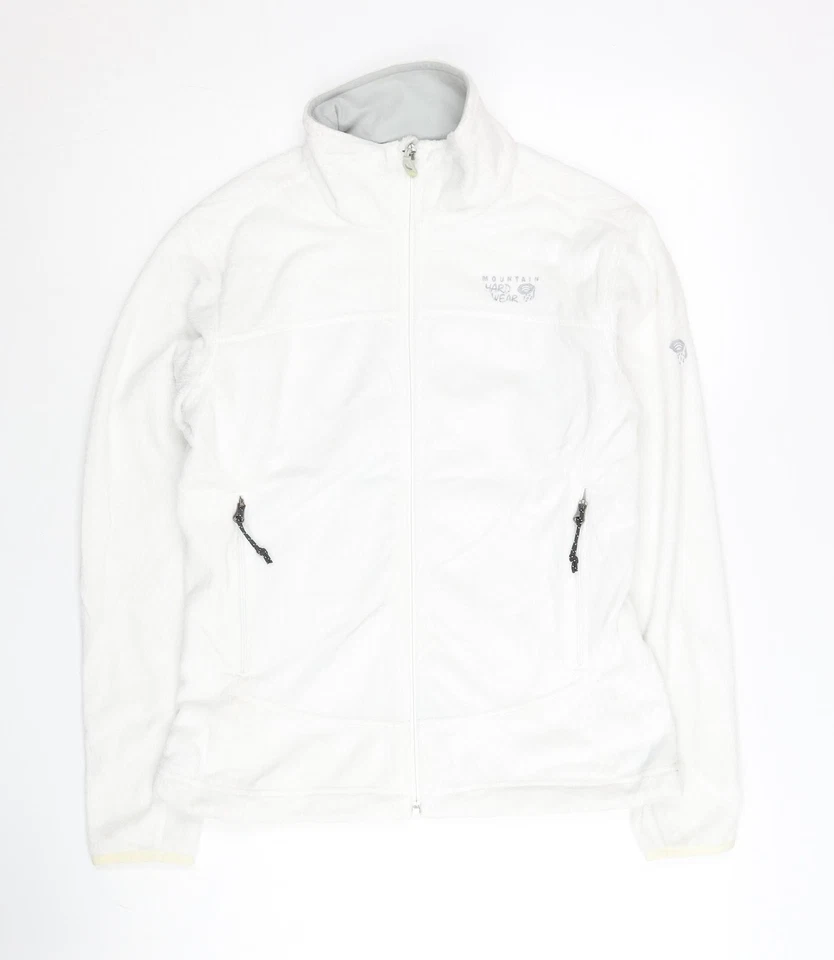 Mountain Hardwear Women's White Fleece Full Zip Jacket Size S - Image 1 of 4