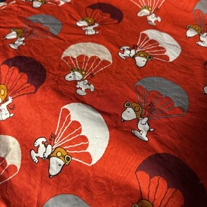 Snoopy fabric square parachute quiting crafting 20x20” Piece - Picture 1 of 1