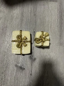 Leadless Wisk Wax 2 Candles Gift ornament shape, made in Italy - Picture 1 of 1