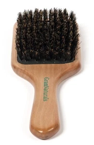 Boar Bristle Hair Brush for Women and Men - Medium/soft Bristles - Natural. - Picture 1 of 9
