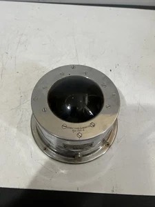 US Maritime Commission Lifeboat Ship Boat Compass John E. Hand & Sons Co Chrome - Picture 1 of 20