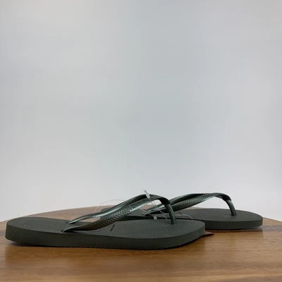Nuevas sandalias chanclas de playa informales verdes Havaianas nuevas con etiquetas para mujer talla 6 M Foto 1 de 4