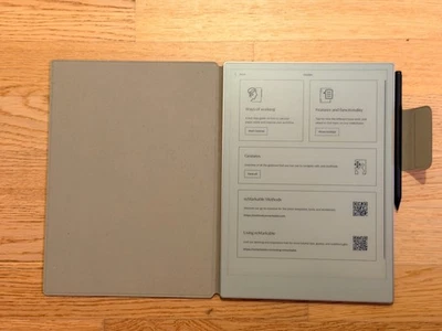 reMarkable Paper Pro + Marker Plus + Original Book Folio – sehr guter Zustand - Bild 1 von 2