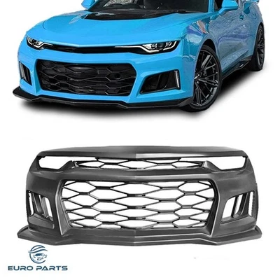 Cubierta de parachoques delantero para Chevrolet Camaro ZL1 2019-2023 conversión para SS Foto 1 de 4