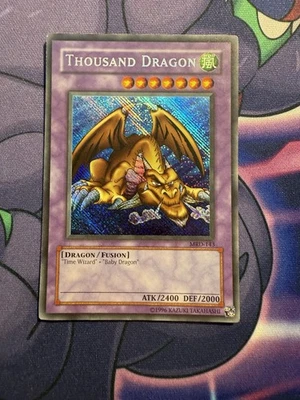 Thousand Dragon MRD-143 REVERSE FOIL ERROR Secret Rare YuGiOh Yu-Gi-Oh HP - Image 1 of 4