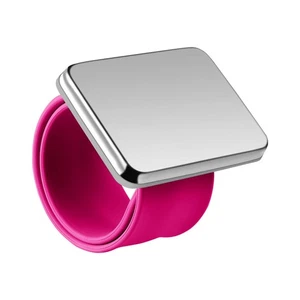 Bracciale magnetico in silicone braccialetti capelli per stilista uomo donna treccia - Foto 1 di 9