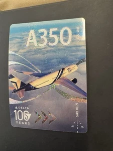LIMITED EDITION 2025 Delta Airlines Aircraft Trading Card A350-900H (Karte #77) - Bild 1 von 2