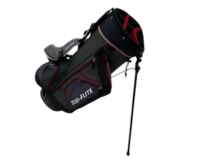 Top-Flite 6-Way Grey Black Red Golf Cart Bag! Excellent condition! - Picture 1 of 10