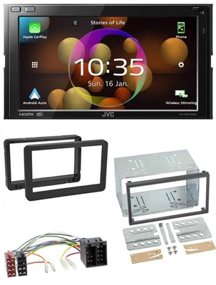 JVC DAB MP3 2DIN Bluetooth USB Autoradio für Alfa Romeo 159 Spider Brera ab 05 N - Bild 1 von 4
