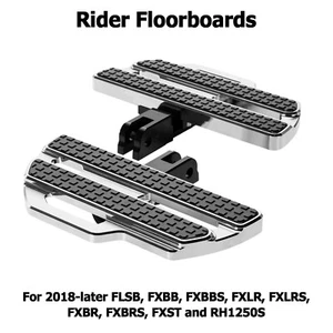 Rider Floorboards For Harley Street Bob Low Rider Sport Glide Sportster S 18-ON - Picture 1 of 13