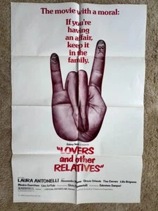 Lovers and Other Relatives 1974 Movie Poster 27x41 Laura Antonelli - Picture 1 of 2