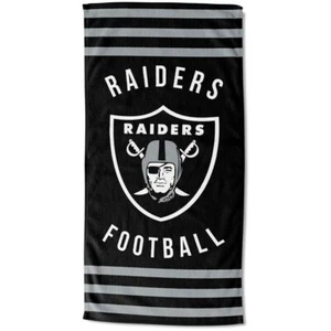 Oakland Raiders Beach Towel - Raiders Pool Towel - NFL Football - Picture 1 of 3