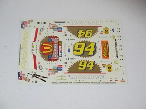 Revell 1/24 Decals 50th Anv 94 McDonalds Ford Bill Elliott NASCAR Stock Car - Bild 1 von 1
