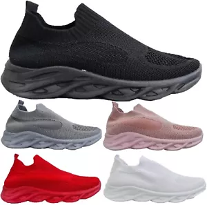 ZAPATILLAS DE MUJER SEÑORA DEPORTIVAS PARA CORRER ENTRENADORES DE MODA ZAPATOS TALLA - Imagen 1 de 41