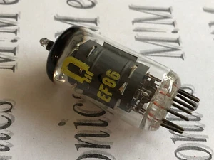EF86 Qty1 RFT Vacuum Pentode Audio Tube / eq. 6CF8 6J32P 6267 6BK8 Z729 6F22 - Picture 1 of 3