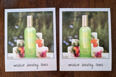 Lote de 2 muestras de tónico estimulante de la humedad de esencia floral hidratante Tata Harper Foto 1 de 3