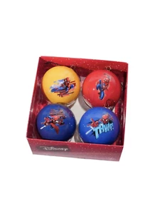 Box Palline Di Natale Disney Marvel Spiderman 4pz - Foto 1 di 2