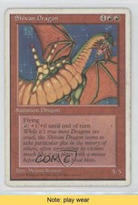 1995 Magic: The Gathering - Core Set: 4th Edition Shivan Dragon READ 03l1