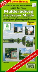 Wanderkarte "Mulderadweg - Zwickauer Mulde" - 1:50 000 Verlag Dr. Barthel - Bild 1 von 1