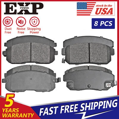 Kit Pastillas Freno Cerámicas Delanteras y Traseras para Nissan Sentra 2002-2004 2005 2006 2.5L Foto 1 de 4