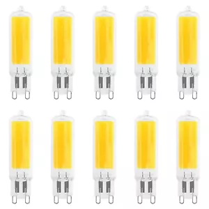 Luxrite G9 LED Bulb Dimmable 50 Watt Equivalent 2700K 450LM ETL Listed (10 Pack) - Picture 1 of 6