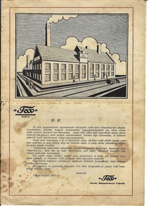 ESTLAND ALUFABRIK " TAV " PRODUKTKATALOG Abbildungen TARTU 1937 - Bild 1 von 12