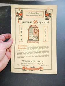 Vintage Church Supply, 1926 Christmas supplement book magazine. - Picture 1 of 9