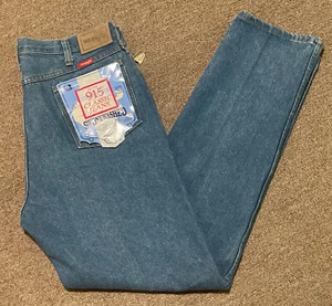 Vintage 70 Mens 36x32 Wrangler 915 Regular Fit Stonewashed Denim Jeans Union NWT - Picture 1 of 11