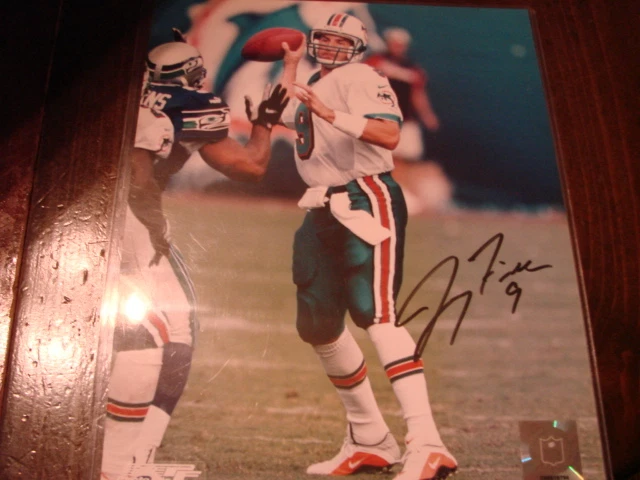 Jay Fiedler Autograph / Signed 8 X 10 Photo Miami Dolphins - Imagem 1 de 1