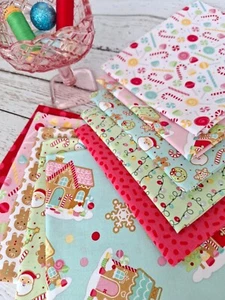 Gingerbread Kisses Christmas by Doodlebug Design for Riley Blake Designs 10 FQB - Picture 1 of 11