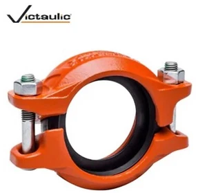 Victaulic QuickVic™ Style 107N 12 in. Orange Enamel and Painted Grooved Coupling - Picture 1 of 1
