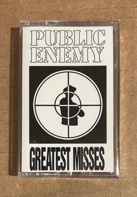 Public Enemy - Greatest Misses RARE promo advance cassette '92 (SEALED) - Image 1 of 3