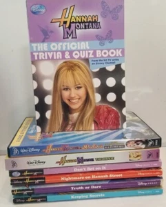 Lot, 5 Books, +2 DVDs, Hannah Montana, Walt Disney, Trade Paperback - Imagen 1 de 11