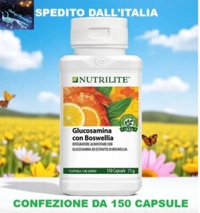 BOSWELLIA GLUCOSAMINA NUTRILITE maxi 150 capsule per tutti i dolori articolari - Picture 1 of 3