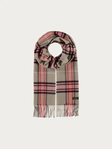 Cashmink Scarf with FRAAS Plaid - Ladies - Colour Rabbit - Picture 1 of 7