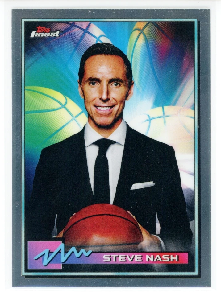 2021 Topps Finest Basketball #38 Steve Nash - Image 1 of 1