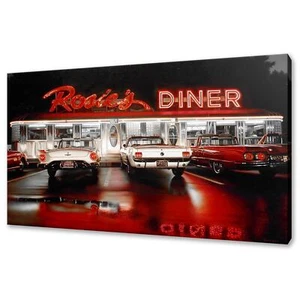 Rosie's Diner Canvas Print Picture Wall Art Fast Delivery - Picture 1 of 5