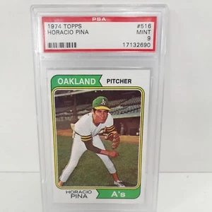 1974 Topps - Horacio Pina - #516 - PSA 9 - Como nuevo - Imagen 1 de 6