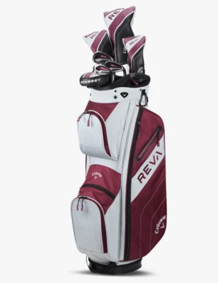 Callaway Women's Reva 24 8 Piece Stand Bag Complete Set EGGPLANT  Pick Length - Image 1 of 4