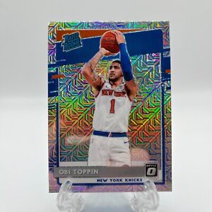 2020-21 Panini Donruss Optic Rated Choice Prizm Obi Toppin #158 Rookie RC *SEE